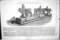 Old Print 1871 Locomotive Frame Slotting Machine Fairbairn Kennedy Naylor 19th