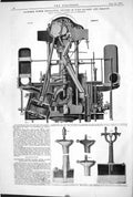 Old 250-Horse Power Oscillating Engines Ship Salamis Helicon 1872 Eng