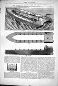 Old Siebe Gorman Christy Patent Ship Raising Pontoon Boat 1872 Engine Victorian