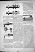 Old Print 1872 Otley Patent Saw Spindle Whitaker Stop Cocks Brusch Damper 19th