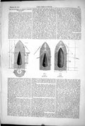 Old 1872 Development Armour Piercing Projectiles Palliser Shot Shell Victorian