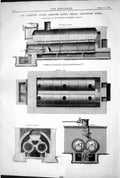 Old Print 1872 Fairbairn Patent Fire-Tube Safety Boiler Sixty-Horse Power 19th