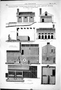 Old 1872 Engineering Georgetown Gasworks Purifying Retort House Willi Victorian