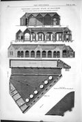 Old 1872 Engineering Proposed Landing Stage Seacombe Robinson Darling Victorian