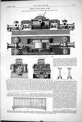 Antique Old Print 1872 Direct-Acting Steam Pump Hayward Tyler Soffits Bridges