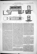 Old Engineering 1874 Ponsard Furnace Machinery Heating Boilers Steam Victorian