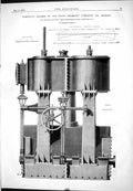 Old John Key Compound Engines Union Steam Ship African Engineering 18 19th