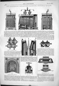 Old 1874 Griffith Sectional Boiler Whitwell Peet Valve Stove Machiner Victorian