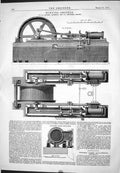 Old Engineering 1874 Winding Engines Leather Matthews Machinery Salfo Victorian