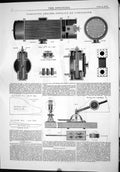 Antique Print 1874 Compound Engine Details Condenser Burleigh Rotary Switch