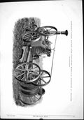 Old Engineering 1874 Howard Patent Double Gear Ploughing Windlass Bed Victorian