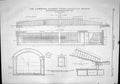 Antique Old Print 1874 Liverpool Landing Stage Details Bridges William Cubitt