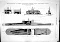 Antique Old Print 1874 Wire-Rope Tug Canal Navigation Greig Eyth Fowler Leeds