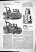 Antique Print 1874 Trying-Up Four-Cutting Planing Moulding Machine Furness 19th
