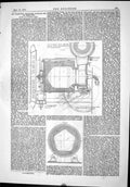 Antique Old Print 1874 Crampton Revolving Furnace Production Chimney Engines
