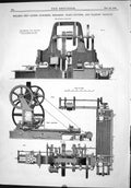 Antique Print 1874 Miller Punching Shearing Plate-Cutting Planing Machinery
