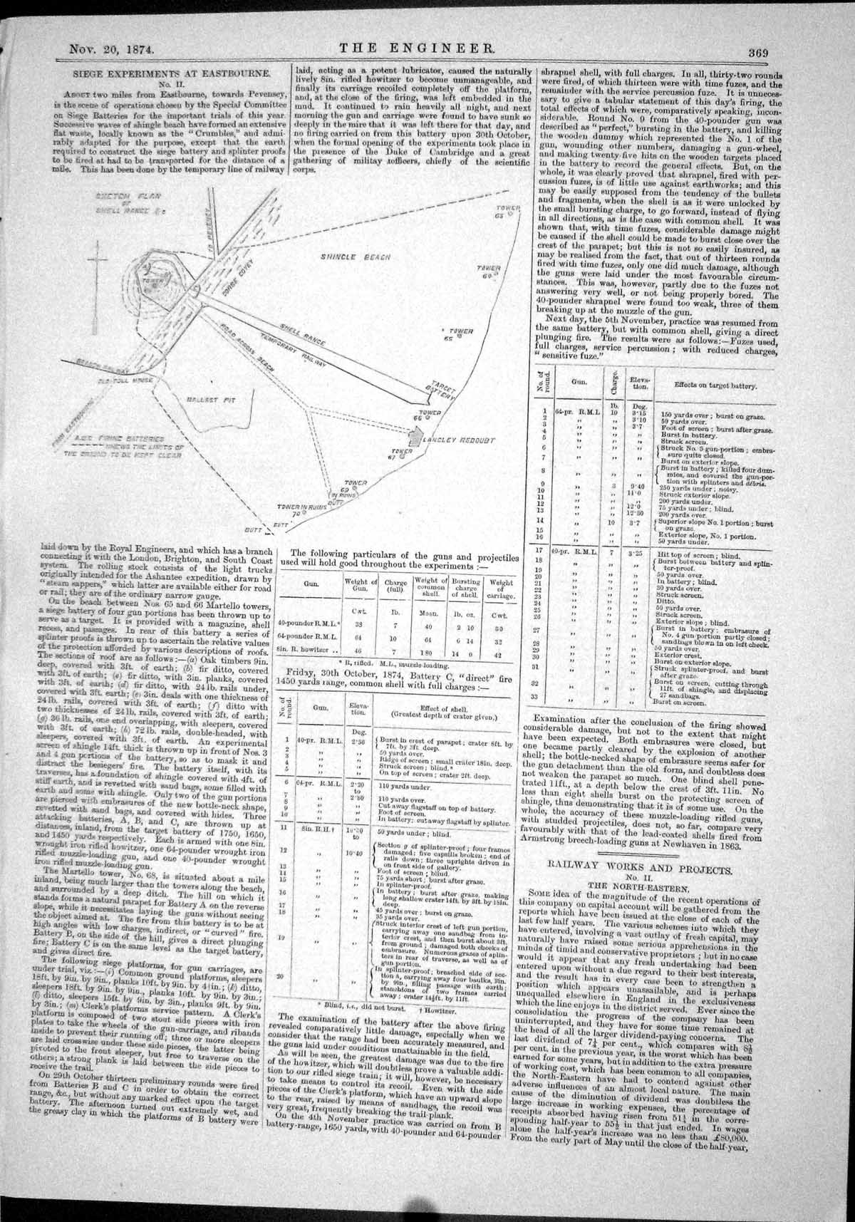 Antique Print 1874 Siege Experiments Eastbourne Plan Boiler Explosion Leeds