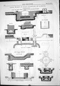 Old Engineering 1874 Canal Works Italy Syphons San Giorgio River Sesi Victorian