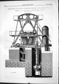 Old Print 1874 Compound Rotative Pumping Engine Lynn Mass Leavitt Morris 19th