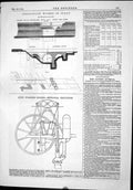 Antique Print 1874 Irrigation Works Italy Lynn Pumping Engine Canal Pleyza 19th