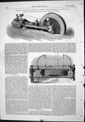 Old Eight Horse-Power Patent Horizontal Engine 1874 Ericsson Torpedo Victorian