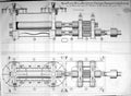 Antique Print 1874 Plate Mill Reversing Engines Ramsbottom Joseph Willcock