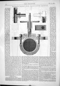 Old Engineering 1875 Morris Patent Stop Valve Screw Ferrule Machinery Victorian