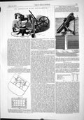 Old 1875 American Root Extractor Black Equilibrium Cabins Gatling Gun Victorian