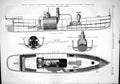 Old 1875 Twin Screw Floating Fire Engine Nicolaieff Harbour Crichton Victorian
