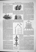 Antique Old Print 1875 Report Utilisation Peat Land Building Drying Machinery