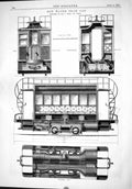 Old Engineering 1875 Hot Water Tram Car Machinery Todd Leith Edinburg Victorian