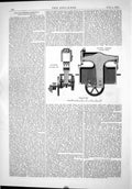 Old 1875 Manchester Exhibition Machinery Sectional Elevation Shearing Victorian