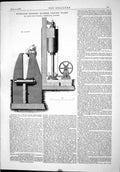 Old 1875 Hydraulic Riveting Machiner Creusot Works Ralph Hart Tweddel Victorian
