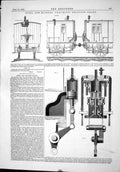 Old 1875 Steel Mcinnes Pneumatic Reaction Brake Caledonian Train Rail Victorian