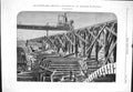 Antique Print Blackfriars Bridge Centreing Middle Gantries 1876 John Swain 19th