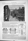 Old Blackfriars Bridge Removed Arches Climbing Chimneys 1876 Thompson Victorian