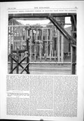 Old Blackfriars Bridge Permanent Caissons Half-Tide Stage Lowering 18 19th