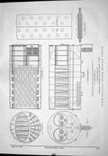 Antique Print Double Furnace Boiler Saltaire Mills Galloway 1876 Manchester