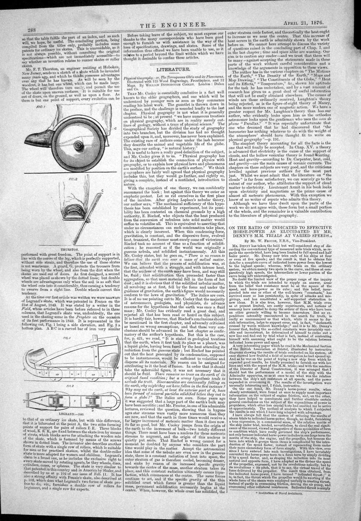 Old Literature Legrand Thurston 1876 Denny Horse-Power Effective Frou Victorian