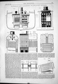 Antique Print Engineering Wigzell Ramsden Water-Tube Boilers 1876 Diagrams 19th