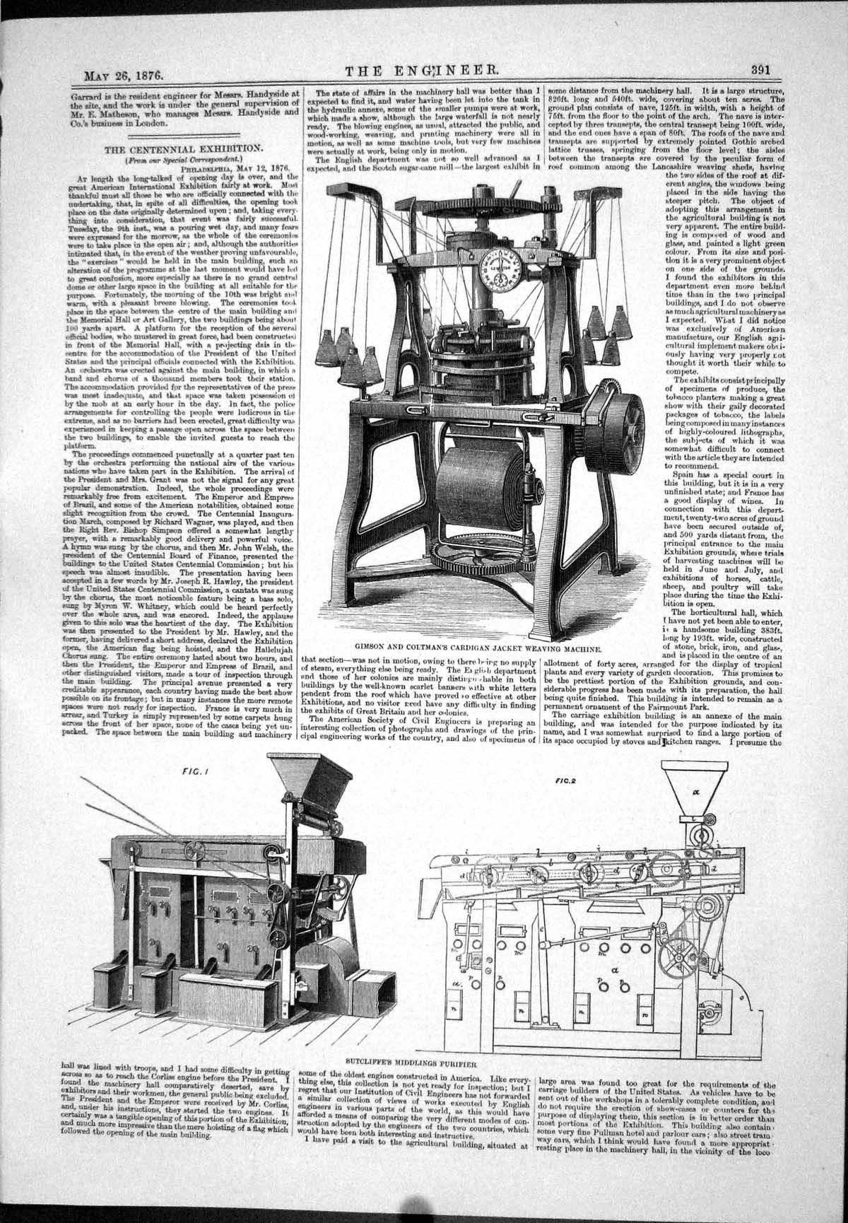 Old Centennial Exhibition 1876 Gimson Coltman Sutcliffe Map Philadelp Victorian