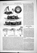 Antique Print Stockwell Tubular Life-Saving Vessel Letters Editor Plan 1876