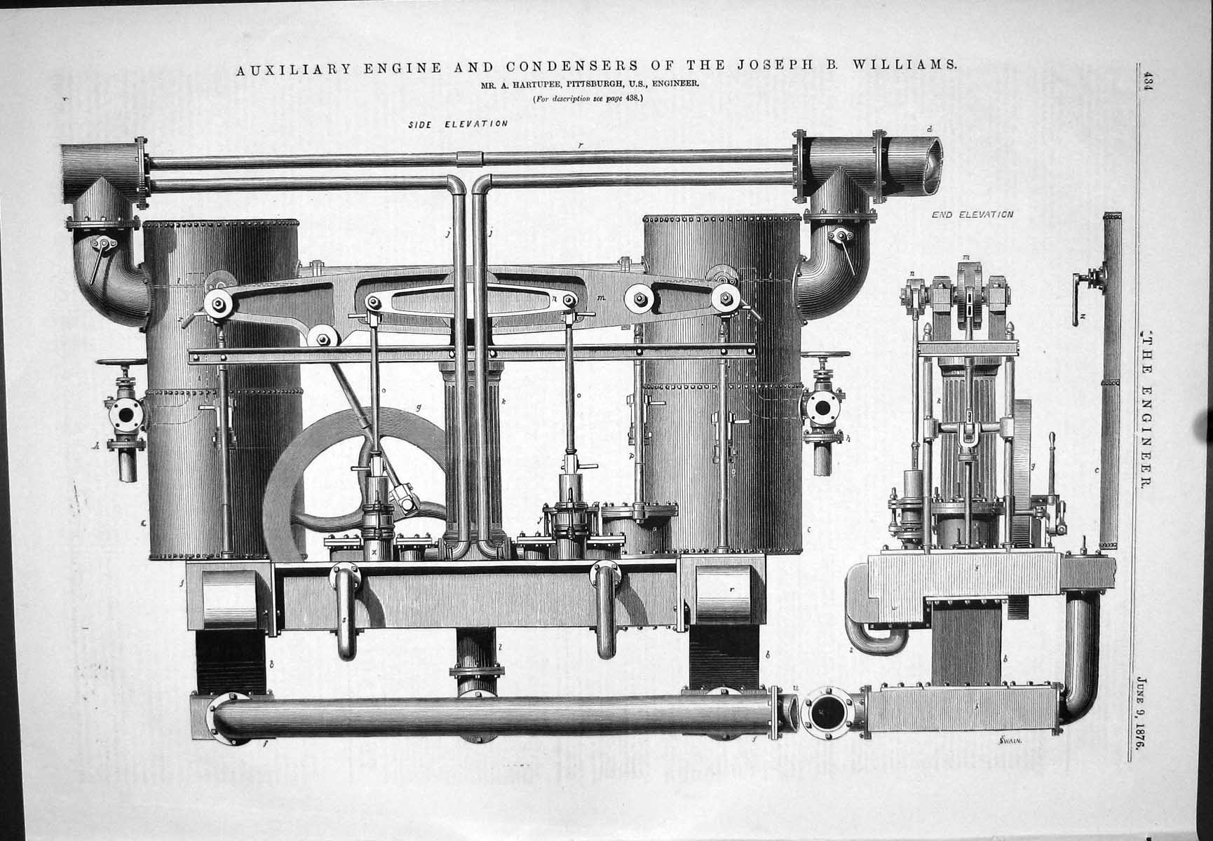 Old Auxiliary Engine Condensers Joseph Williams Pittsburgh Hartupee