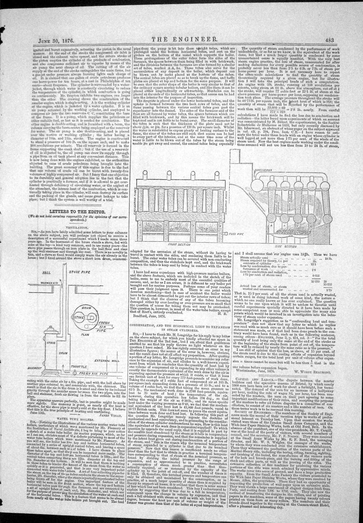 Old Letters Hobson Water Tube Boilers Siemens Steel Works Landore 187 Victorian