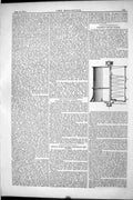 Antique Old Print 1877 Engineering Perrett Rotary Filter Instrument Terewater