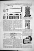 Old 1877 Annett Banister'S Point Signal Locking Apparatus Steam Pump Victorian