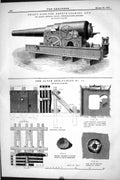 Old 1877 Engineering Thirty-Nine-Ton Breech Loading Gun Elswick Ordna Victorian