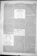 Original Old Antique Print 1877 Engineering Thickness Iron Diagrams Victorian