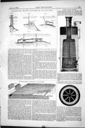 Old Print Hensons Wood Paving Pope'S Boiler 1877 Blasting Dynamite Rivers 19th