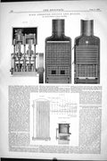 Old 1877 High Pressure Engine Boiler Loftus Perkins London Machinery Victorian